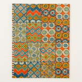 幾何学的カラフルアンティークエジプトグラフィックアート プランナー手帳 (正面)