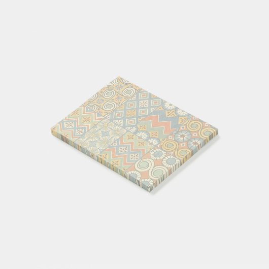 幾何学的カラフルアンティークエジプトグラフィックアート ポストイット (アングル)