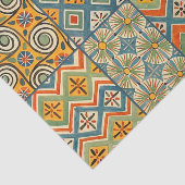 幾何学的カラフルアンティークエジプトグラフィックアート 薄葉紙 (詳細)