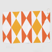 幾何学的カラフルダイヤモダンモンド ゴルフタオル (横)