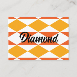 幾何学的カラフルダイヤモダンモンド 名刺