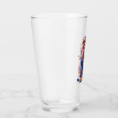 幾何学的カラフルデザイン タンブラーグラス (右)