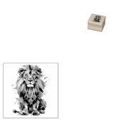 幾何学的カラフルデザイン ラバースタンプ (押印)