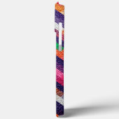 幾何学的カラフルパターン革の外観 Case-Mate iPhoneケース (裏面 / 左)