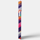 幾何学的カラフルパターン革の外観 Case-Mate iPhoneケース (裏面 / 右)