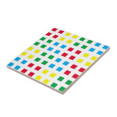 幾何学的カラフルパターン タイル (側面)