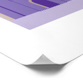 幾何学的カラフルメキシコ旅行フェスティバルポスター ポスター (角)