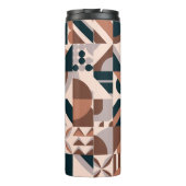 幾何学的カラフルモザイク、抽象芸術背景。 タンブラー (裏面)