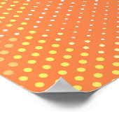 幾何学的カラフル三角形抽象芸術 ポスター (角)