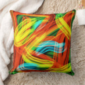 幾何学的カラフル装飾装飾用クッション クッション (ブランケット)