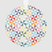 幾何学的カラフル風車 オーナメント (裏面)