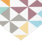 幾何学的カラフル風車 テーブルクロス (アングル)