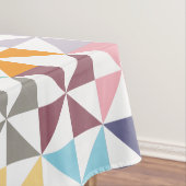 幾何学的カラフル風車 テーブルクロス (インサイチュ)