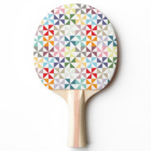 幾何学的カラフル風車