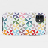 幾何学的カラフル風車 Case-Mate iPhoneケース (裏面(横))