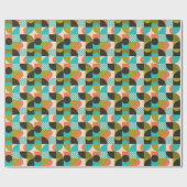 幾何学的カラフル、スカンジナビアのスタイルパターン。 ラッピングペーパー (フラット)