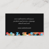 幾何学的カラフル 名刺 (裏面)