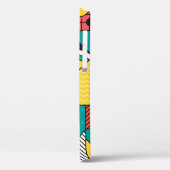 幾何学的カラフル:抽象芸術パターン。 Case-Mate iPhoneケース (裏面 / 左)