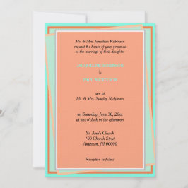 幾何学的カンタローペターコイズ 招待状