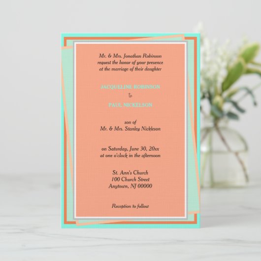 幾何学的カンタローペターコイズ 招待状 (スタンド正面)