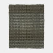 幾何学的ガラスをモチーフにした抽象芸術 フリースブランケット (正面)