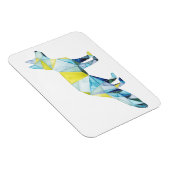 幾何学的キツネ動物 マグネット (右側)