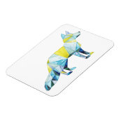 幾何学的キツネ動物 マグネット (左側)