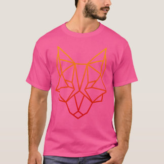 幾何学的キツネ Tシャツ