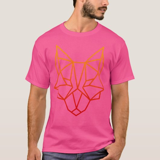 幾何学的キツネ Tシャツ (正面)