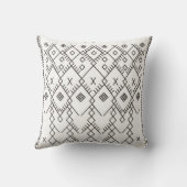 幾何学的キリムモロッコスタイル装飾用クッション クッション (裏面)