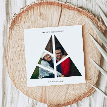 幾何学的クリスマスツリー層ミニマリスト写真