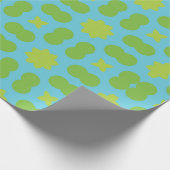 幾何学的クリスマスパターン – 休日 ラッピングペーパー (角)