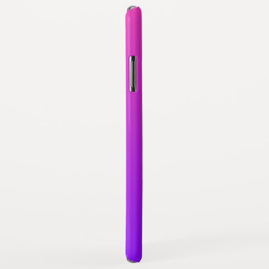 幾何学的クールモノグラム |マゼンタ紫バイオレット Case-Mate iPhoneケース (裏面/右)