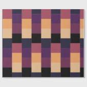 幾何学的グラディエントの折り返し紙 ラッピングペーパー (フラット)