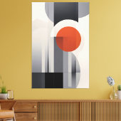 幾何学的グラデーション キャンバスプリント (インサイチュ (リビング))