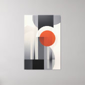 幾何学的グラデーション キャンバスプリント (正面)