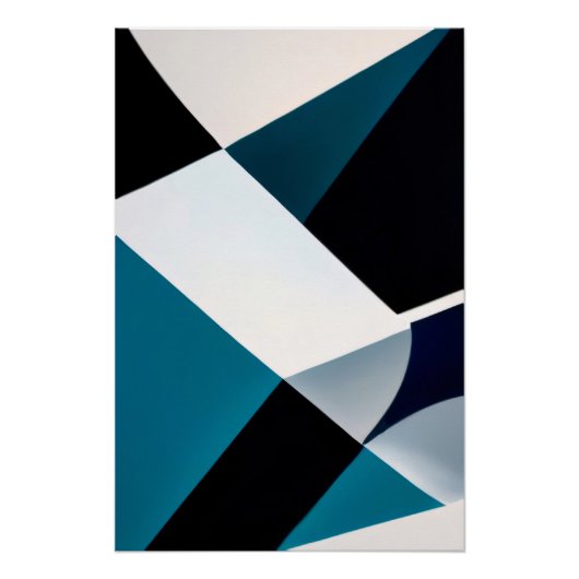 幾何学的グラデーション ポスター (正面)