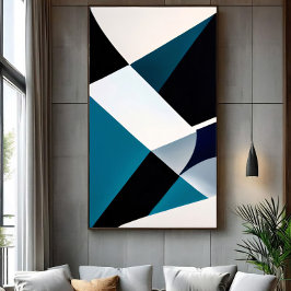 幾何学的グラデーション ポスター