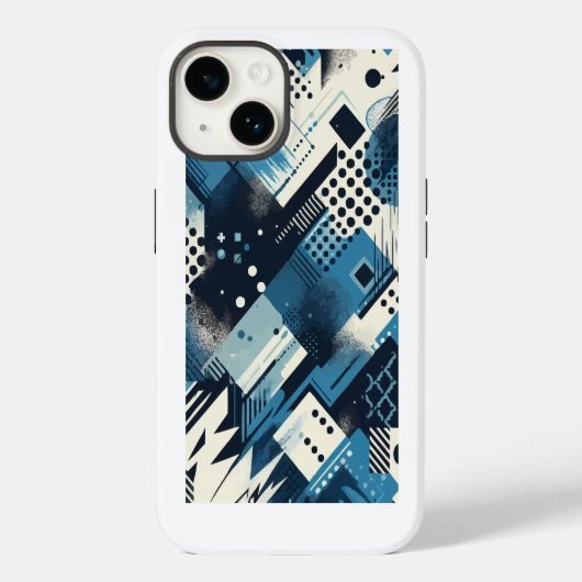 幾何学的グラフィティパターン Case-Mate iPhoneケース (裏面)