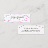 幾何学的グラマールクス スキニー名刺 (正面/裏面)