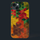 幾何学的グランジ三角形パターン iPhone 13ケース<br><div class="desc">幾何学的グランジ三角形パターン</div>