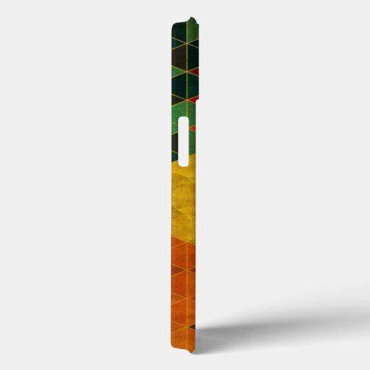 幾何学的グランジ三角形パターン Case-Mate iPhoneケース (裏面 / 右)