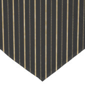 幾何学的グリッターストライプ ショートテーブルランナー (コーナー)