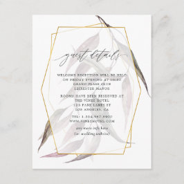 幾何学的グリーンリーゲスト詳細 エンクロージャーカード