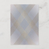 幾何学的グレー金ゴールドギャツビーウェディングRSVP 出欠カード (裏面)