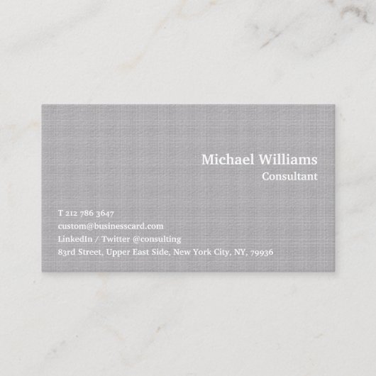 幾何学的グレ市松模様にーパターモダンントレンディーDIY 名刺 (正面)