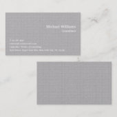 幾何学的グレ市松模様にーパターモダンントレンディーDIY 名刺 (正面/裏面)