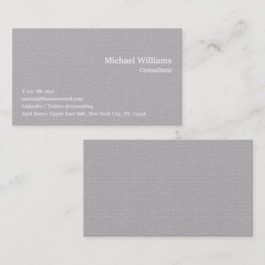 幾何学的グレ市松模様にーパターモダンントレンディーDIY 名刺 (正面/裏面)