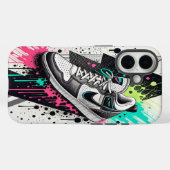 幾何学的コントラスト。 Case-Mate iPhoneケース (裏面 (横))