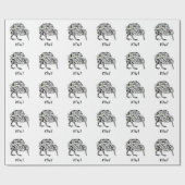 幾何学的コーリュキウイ ラッピングペーパー (フラット)